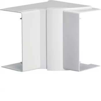 HAGER Angolo interno regolabile LFF6011049016 per canale LF/LFF/LFH 60x110, PVC, bianco