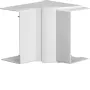 HAGER Angolo interno regolabile LFF6011049016 per canale LF/LFF/LFH 60x110, PVC, bianco