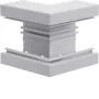Hager BRA6513039016 profilo base angolo esterno 68x130mm OT80mm bianco traffico alluminio