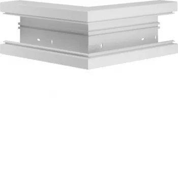 Hager BR6513039016 pezzo angolare esterno 130x68mm bianco