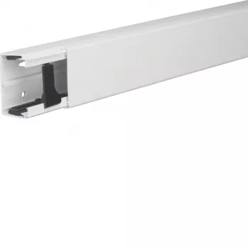 Hager LFE4006009016 canale portacavi resistente alle intemperie e ai raggi UV 40x60 mm, 2 m, bianco traffico