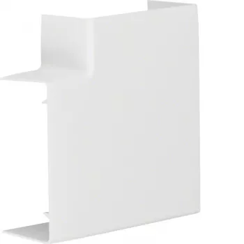 Hager LFF4009059016 curva piatta 90x40mm bianco