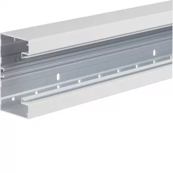 Hager BRA6513019016 base canale a parete, bloccaggio frontale, 65x130 mm, bianco traffico (RAL 9016)
