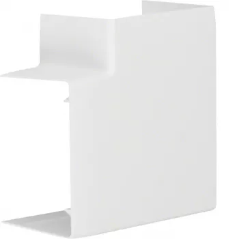 Hager LFF6009059016 curva piatta 90° per canale 90x60 mm, bianco RAL 9010