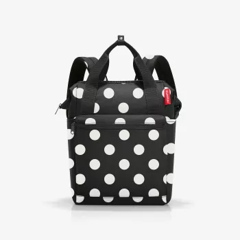 reisenthel allrounder R zaino poliestere nero/bianco 12 L (JR7073)