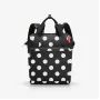 reisenthel allrounder R zaino poliestere nero/bianco 12 L (JR7073)