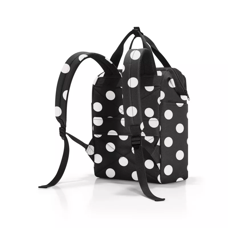 reisenthel allrounder R zaino poliestere nero/bianco 12 L (JR7073)