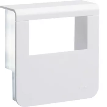 HAGER parte superiore supporto apparecchi, mascherina laterale, 20x80 mm, bianco traffico (SL200809329016)