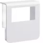 HAGER parte superiore supporto apparecchi, mascherina laterale, 20x80 mm, bianco traffico (SL200809329016)