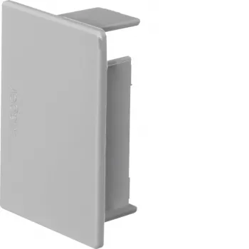 HAGER LF4006067035 pezzo terminale, senza alogeni, grigio chiaro, 60x60 mm