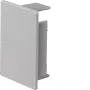 HAGER LF4006067035 pezzo terminale, senza alogeni, grigio chiaro, 60x60 mm