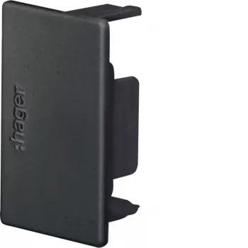 Hager LF3004569011 pezzo terminale per canale portacavi LF 30x45mm, nero grafite