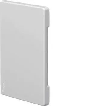 Hager BR8513069016 pezzo terminale copertura di taglio bianco traffico per canale 130x60 mm