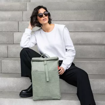 Reisenthel Urban Rolltop zaino 16L verde PET riciclato (EN 5048)