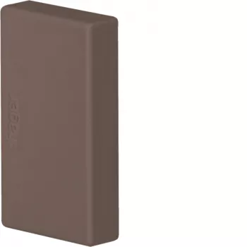 Hager LFF2003568014 tappo terminale per canale portacavi LF/LFF 20x33mm, marrone