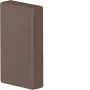 Hager LFF2003568014 tappo terminale per canale portacavi LF/LFF 20x33mm, marrone