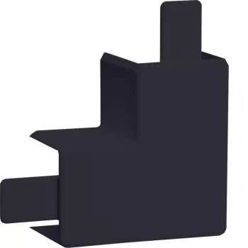 Hager LFF2003559011 curva piatta 33x20 mm nero grafite