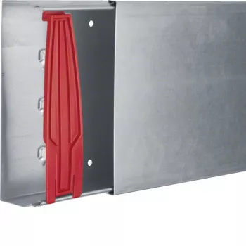 Hager LFS602000VERZ canale portacavi in acciaio canale base 60x200mm, 2m, zincato a caldo
