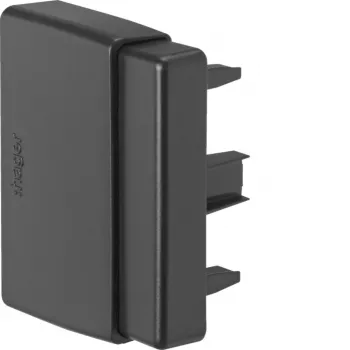 Hager pezzo terminale LFF6006069011 per canale LF 30/40/60x60mm, grafite