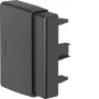 Hager pezzo terminale LFF6006069011 per canale LF 30/40/60x60mm, grafite
