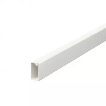 OBO Bettermann 6150764 canale portacavi (L x L x A) 2000 x 20 x 10 mm, bianco puro, coperchio a scatto, PVC