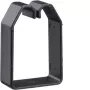 Hager BA6 Clip di fissaggio fili per canale di cablaggio 60x40 mm, PVC, nero, 50 pz (B600403)
