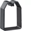 Hager BA6 Clip di fissaggio fili per canale di cablaggio 60x40 mm, PVC, nero, 50 pz (B600403)