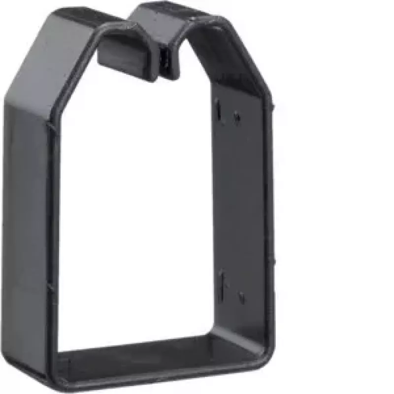 Hager BA6 Clip di fissaggio fili per canale di cablaggio 60x40 mm, PVC, nero, 50 pz (B600403)
