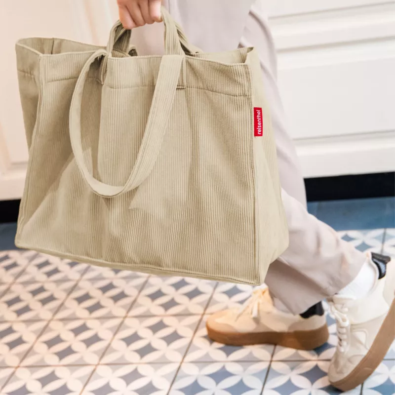 reisenthel Softshopper Cord Sand borsa a spalla GR6052 poliestere 28 litri