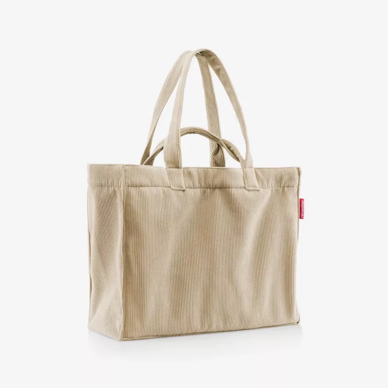 reisenthel Softshopper Cord Sand borsa a spalla GR6052 poliestere 28 litri
