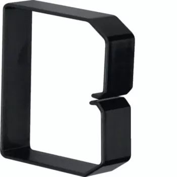 Hager B800803 canale portacavi in PVC nero 80x80mm 2m