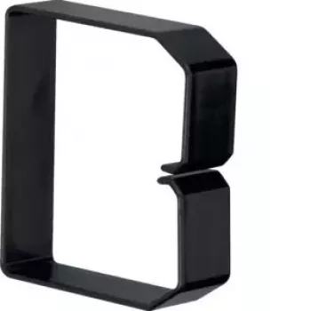 Hager B800803 canale portacavi in PVC nero 80x80mm 2m