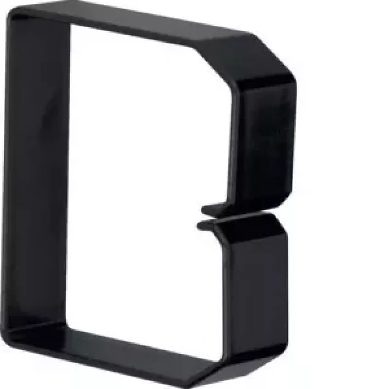 Hager B800803 canale portacavi in PVC nero 80x80mm 2m