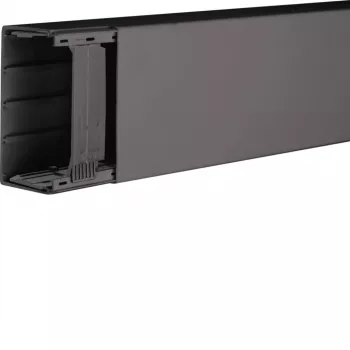 Hager LF6011009011 canale portacavi in PVC 60x110mm nero grafite 2m
