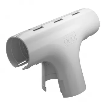 OBO Bettermann Quick-Pipe raccordo a T 3000 TMS M32 grigio chiaro (2153845)