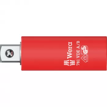 Wera 781 A/B VDE adattatore per chiave a bussola isolato attacco quadro 1/4