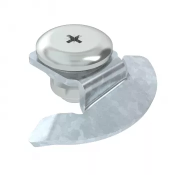 OBO DRL H S FT chiusura girevole per coperchio scatola, foro di montaggio 20 mm, acciaio, zincato a caldo 6065018