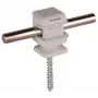 DEHN 204006 portafilo per filo tondo 8 mm, grigio