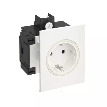 OBO BETTERMANN Rehau Signa IN presa Schuko 1 posto, bianco puro (6121004)