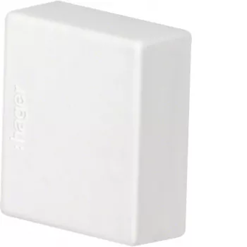 HAGER LF1501569016 tappo terminale, bianco traffico (RAL 9016), per canale da parapetto LF 150x150 mm