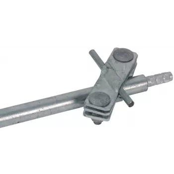 DEHN 625015 morsetto di collegamento per conduttore tondo 25 mm, acciaio zincato a caldo