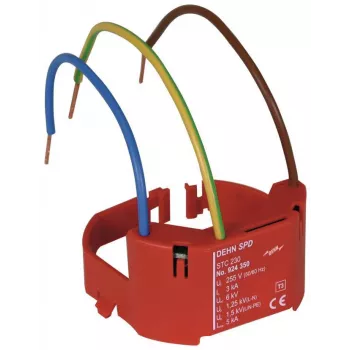 DEHN STC 230 scaricatore di sovratensione tipo 3, 230 V, collegamento a morsetti, rosso 924350