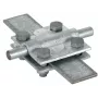 DEHN connettore a croce St/tZn per conduttori tondi 8-10 mm e piatti 30 mm 318201