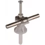 DEHN + SÖHNE NIRO-K supporto per conduttore grigio per funi tonde 6-10 mm, altezza 30 mm 250001