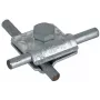 DEHN morsetto di collegamento multiuso 390050, tondo 8-10 mm, acciaio zincato a caldo
