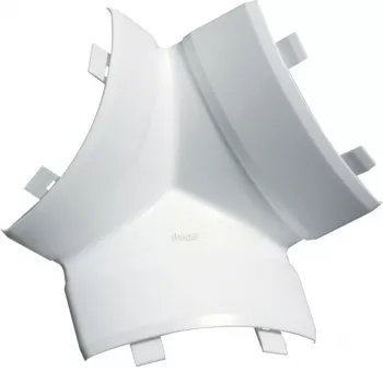 HAGER EK4004089016 pezzo a T bianco traffico per canale portacavi 40x40 mm