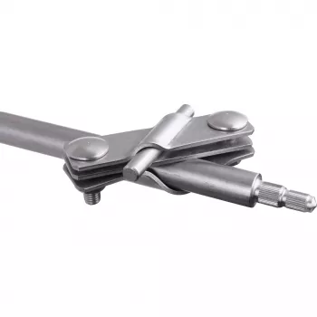 DEHN morsetto di collegamento 620915 acciaio inox 20mm per messa a terra e protezione contro i fulmini
