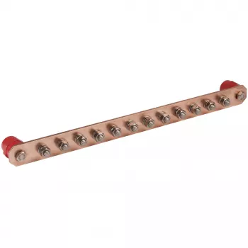 DEHN 472237 barra di equipotenziale PAS I 12AP rame a 12 vie senza coperchio