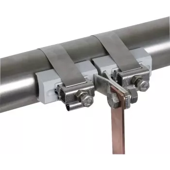 DEHN collare per tubo a nastro 540803 con vite di collegamento M10