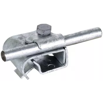 DEHN 339060 morsetto per grondaia per filo tondo 6-10 mm, acciaio zincato a caldo